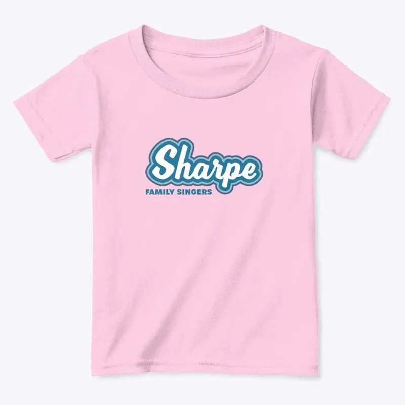 SHARPE FAM LOGO TODDLER T-SHIRT LIGHT